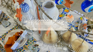 Unwrapping the Magic: A Mediterranean Christmas Celebration with Unique Ornaments and Tablescapes
