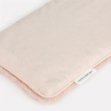Barley and Lavender Heat Pillow | Soft Pink, closeup