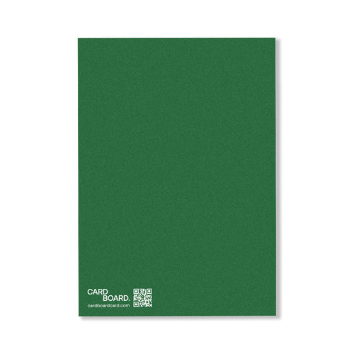 Eco-Friendly "Thanks" Greeting Card - A5 Fold to A6, back