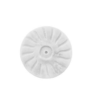 White Marble Incense Holder, topview