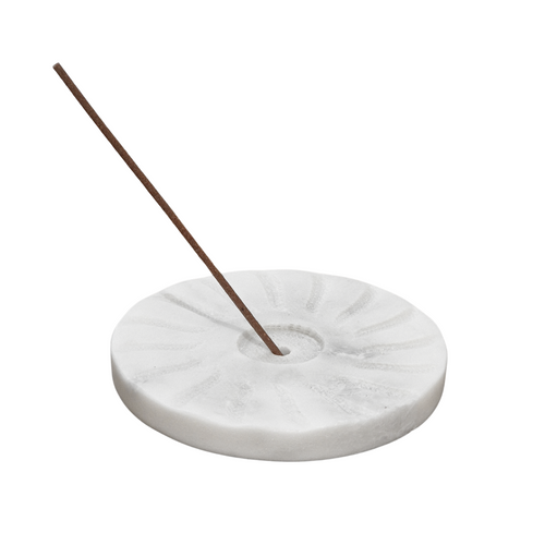 White Marble Incense Holder, image