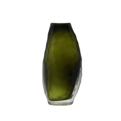 Handmade Calypso Olive Vase | Large, image