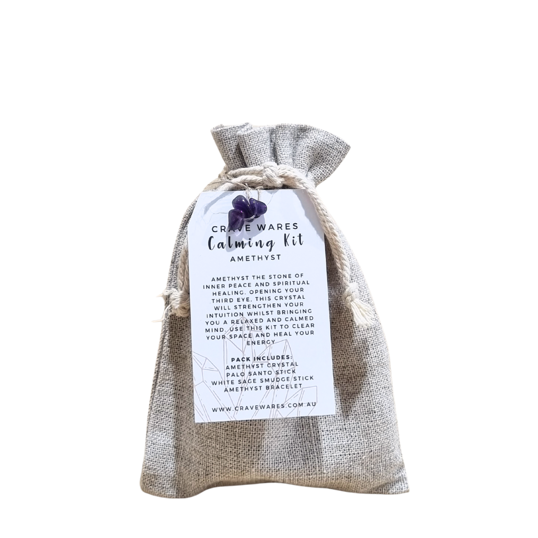 Calming Crystals Kit - Amethyst | The Stone of Peace. image