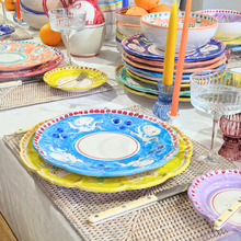 Amalfi Dinner Plates | Set of 6, on table