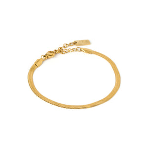 Sylvia Gold Snake Bracelet