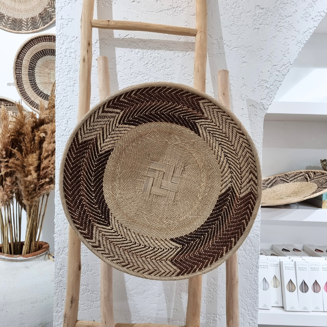 Extra Large Batonga Winnowing Basket | C, frontview