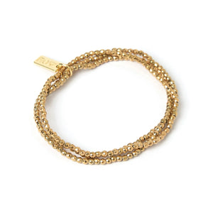 Birdie Gold Set Bracelet