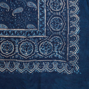 BELLAGIO | blue linen dining tablecloth, image
