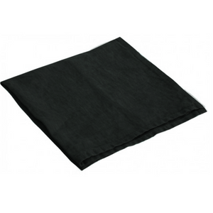 Soft Linen Serviettes - Black - CRAVE WARES