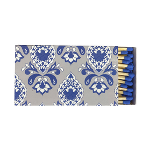 Florence Blue Matchbox with Matches. image