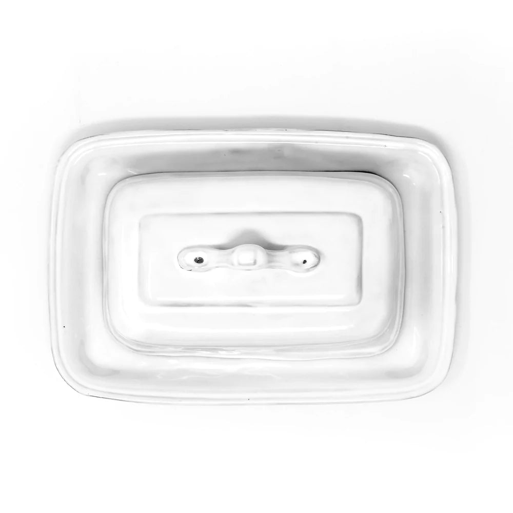 Carron Parris Ceramic Butter Dish, birdsview