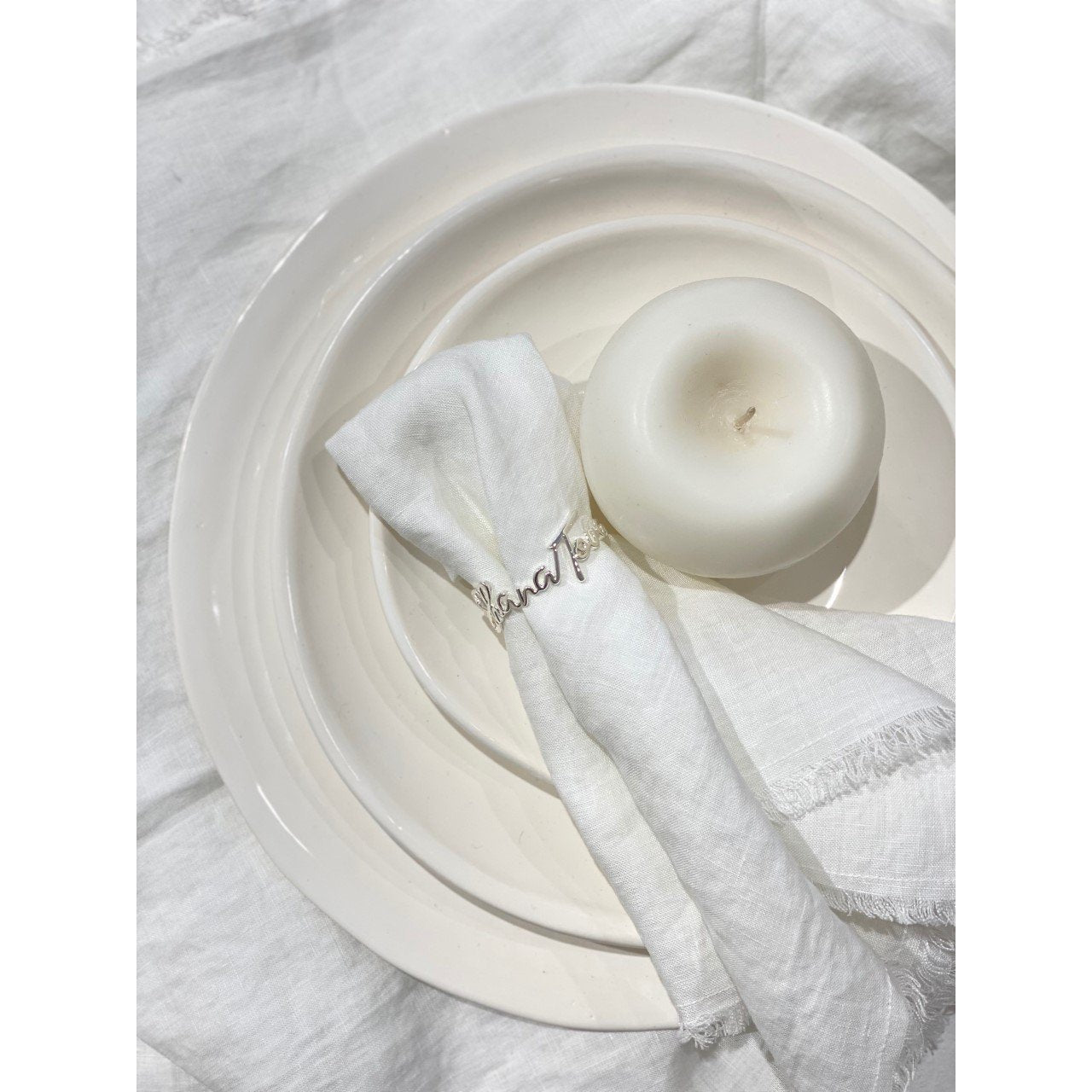 rosh-hashanah-shana-tova, silver napking ring birdsview