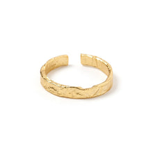 Eros Gold Textured Ring - Small, image