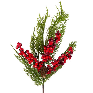 Berry and Pine Stem