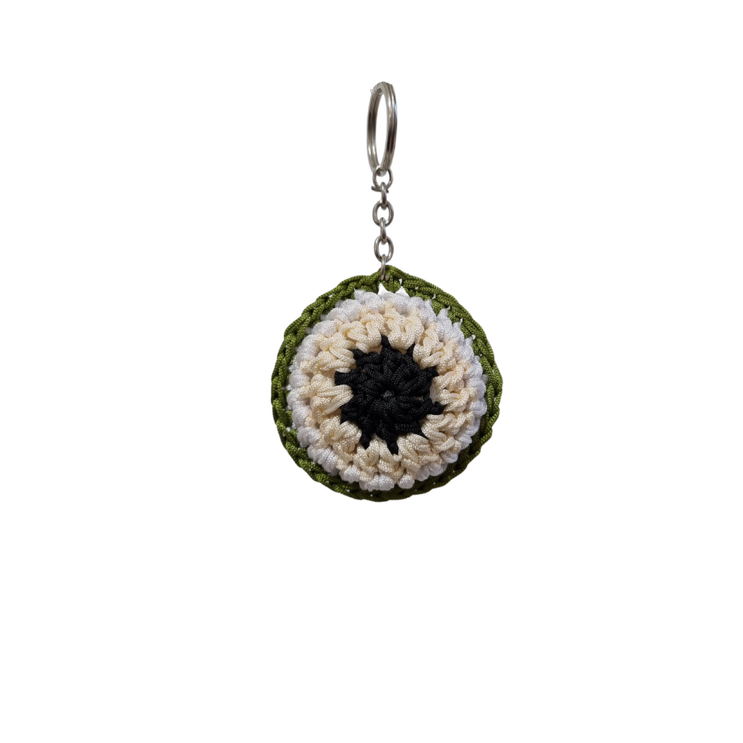 EVIL EYE KEYCHAIN - Olive