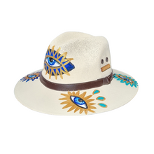 Goddess of the Sea - Evil Eye Panama Hat