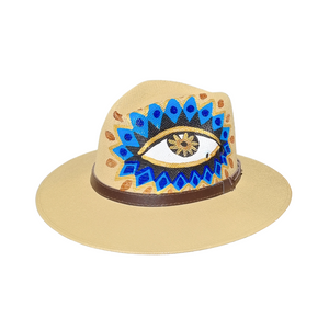 Goddess of the Earth - Evil Eye Panama Hat