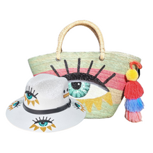 Goddess of the Dawn - Evil Eye Beach Bag