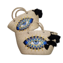 Goddess of the Sea - Evil Eye Beach Bag