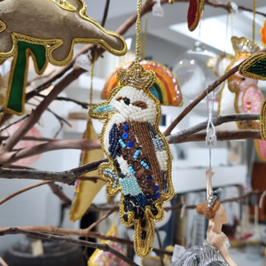 Kookaburra Sparkle Christmas Tree Decoration