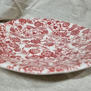 Round Side-Plate - Red