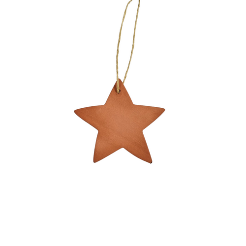 Handcrafted Clay Christmas Star Ornament 2023 image