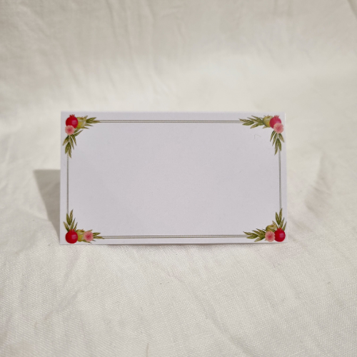 Rosh Hashanah Shana Tova Sweet Apple Placecards, empty placecard