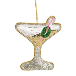 Martini Sparkle Ornament