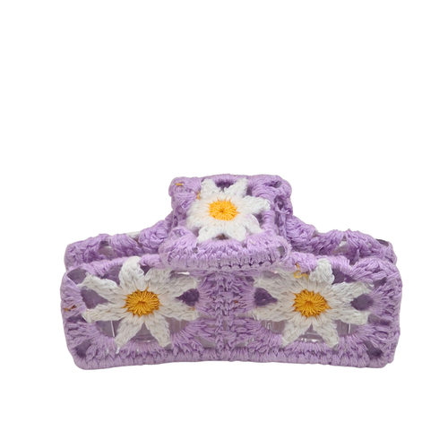 Crocheted Hair Claw | Lilac