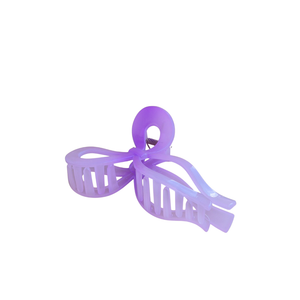 Acrylic Bow Hair Claw | Lilac