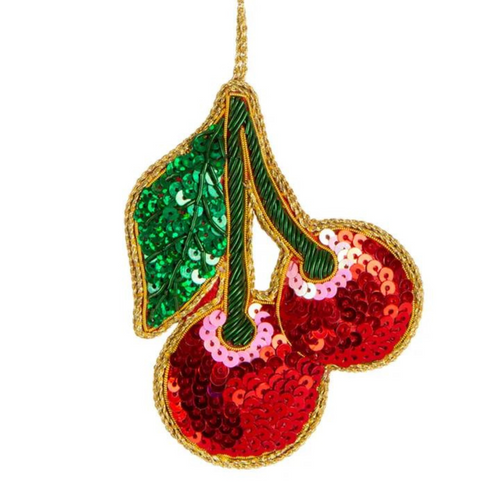Cherry Sparkle Ornament