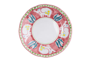 Amalfi Dinner Plates | Set of 6, closeup pink