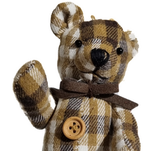 Elias - Tartan Teddy Bear Christmas Tree Ornament