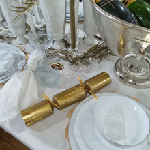 Gold Snowflake Crackers - Set of 6