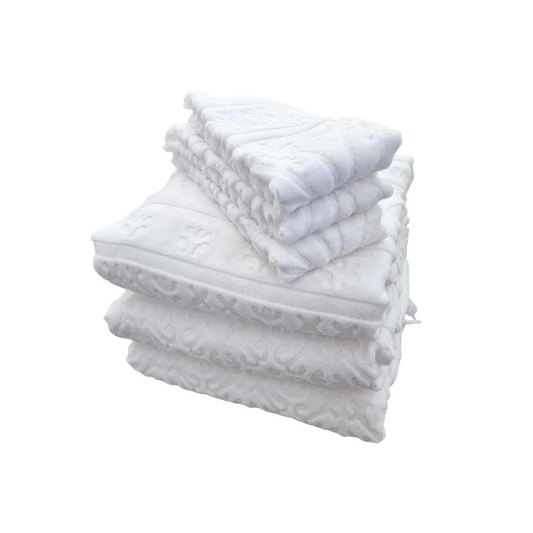 Avignon Towels - White