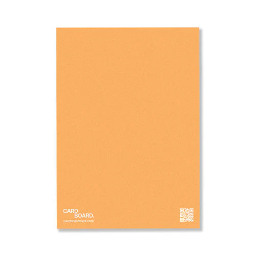 Eco-Friendly "It's Your Birthday" Greeting Card | Tangerine, back