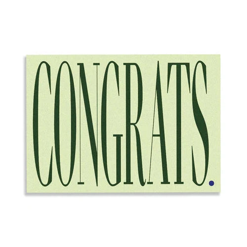 Eco-Friendly Green Greeting Card - A5 Fold to A6