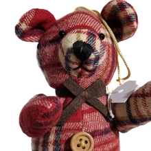 Malachi - Tartan Teddy Bear Christmas Tree Ornament