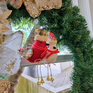 Bengt & Ingrid - Fabric Bird Christmas Ornament