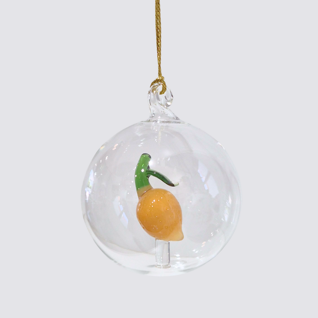 Glass Bauble | Lemon