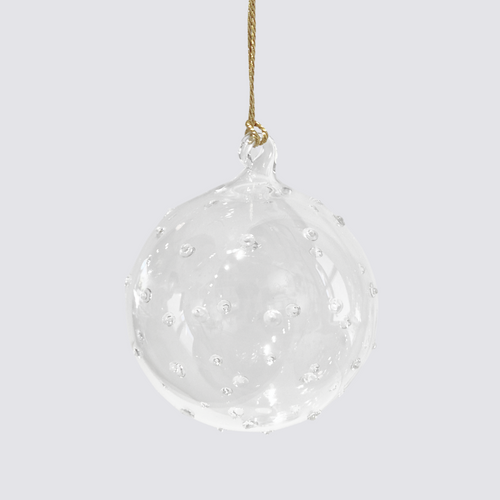 Sea Urchin Glass Bauble | Clear