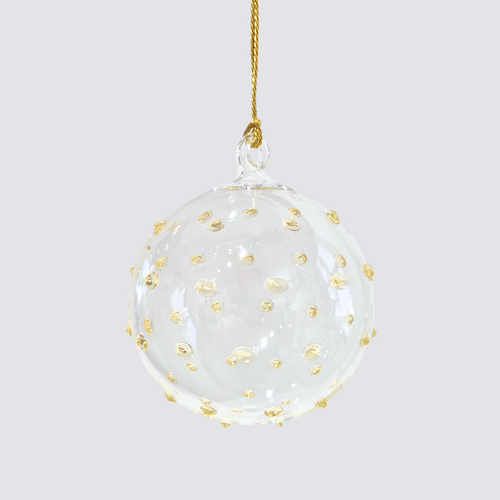 Sea Urchin Glass Bauble | Yellow