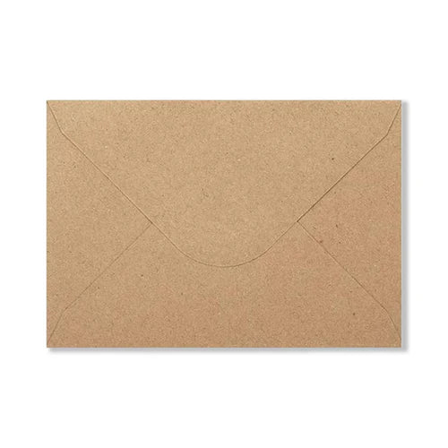 Eco-Friendly "Thanks" Greeting Card - A5 Fold to A6, envelop