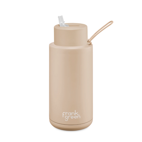 Ceramic Reusable Bottle - 1L Soft Stone