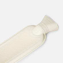 Plush and Cozy Long Hot Water Bottle | Soft Pink, top view