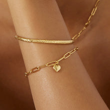 Treasure Gold Bracelet, closeup