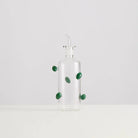 Hand Blown Glass Olive Oil Bottle - Mediterranean Style