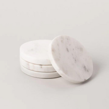 Pearlescent White Marble Coaster, image