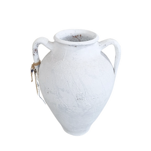 White Heritage Turkish Pots with Double Handles | J, image