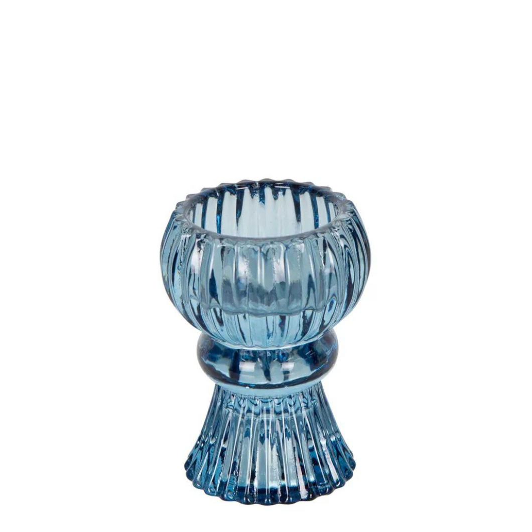 Jewel Candle Holder - Blue, image